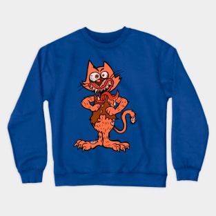 Angry Cat Crewneck Sweatshirt